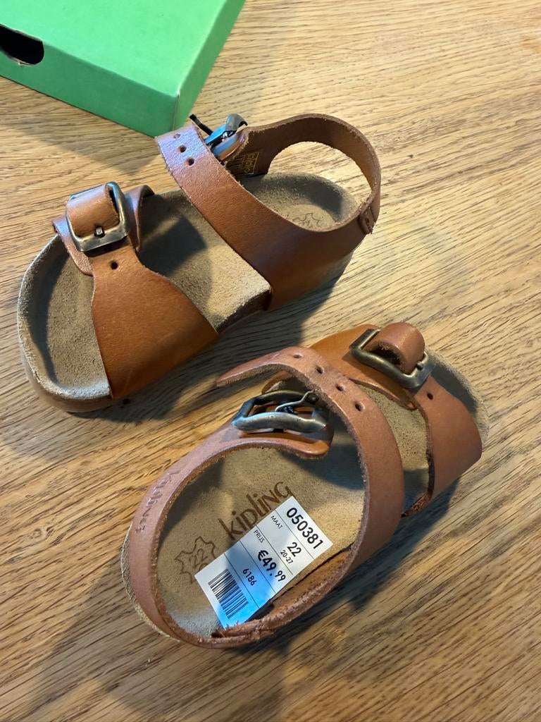 Kipling Sandalen Cognac Peutermaat 22 Nieuw in Doos, Ophalen, Nieuw, Jongetje of Meisje, Schoentjes