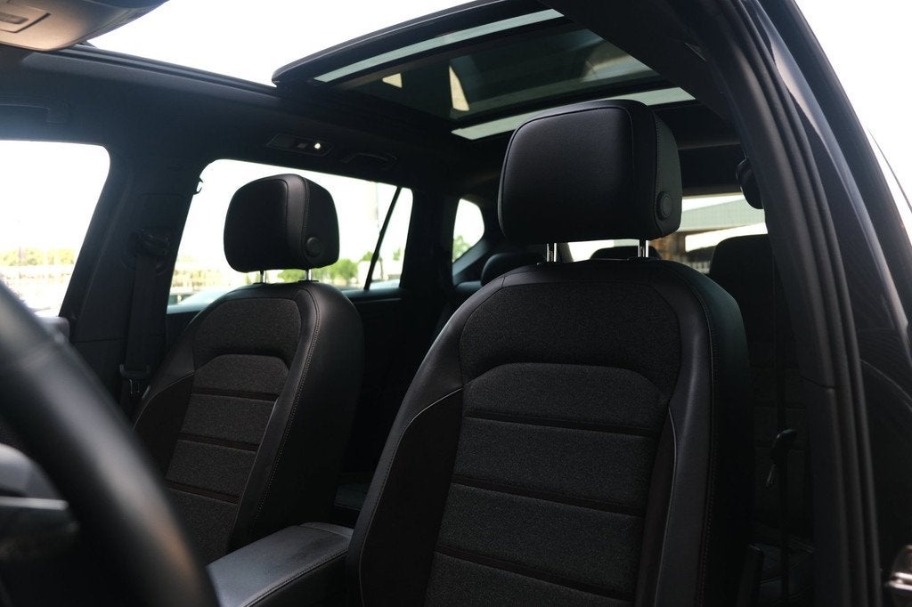 Seat Tarraco 1.5 TSI DSG Pano Navi Trek Led Acc Pdc Cam, Auto's, Seat, Adaptive Cruise Control, Zwart, 4 cilinders, 150 pk