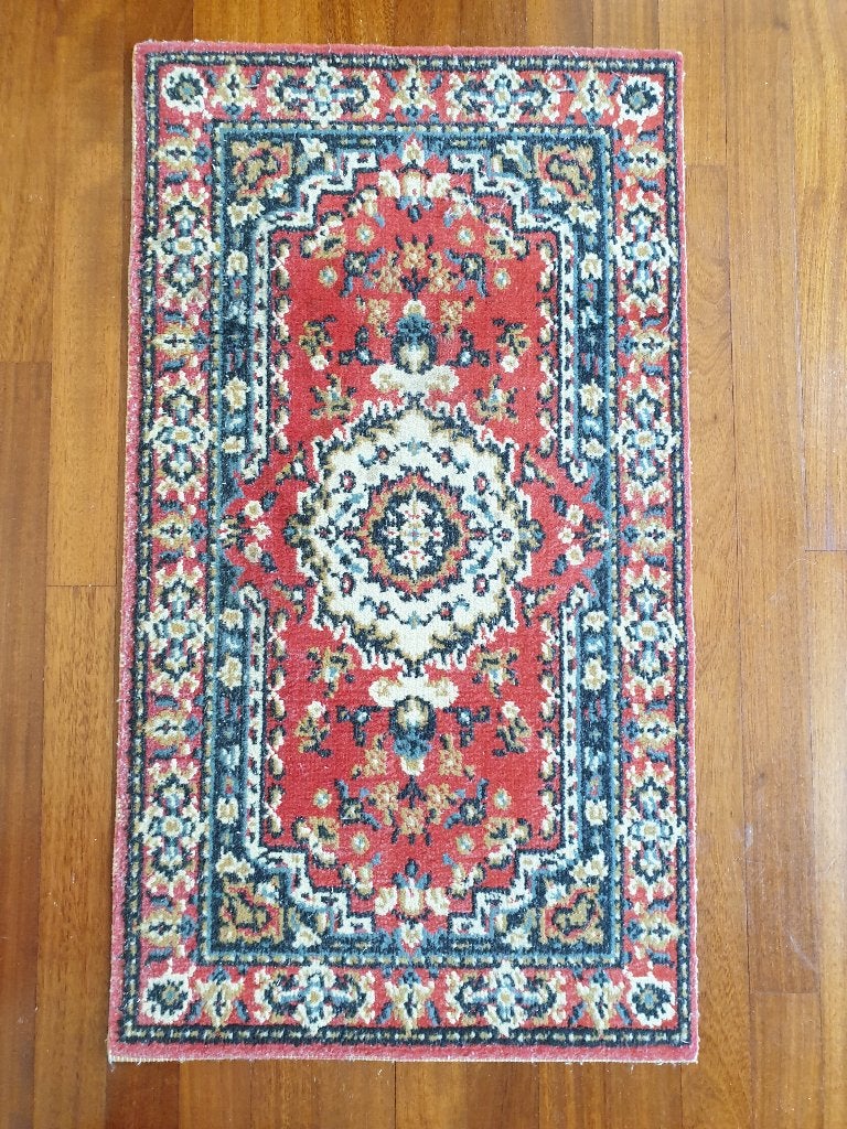 Vloerkleed, Oosterse stijl, lang 90 cm, Ophalen, Gebruikt, 50 tot 100 cm, 50 tot 100 cm