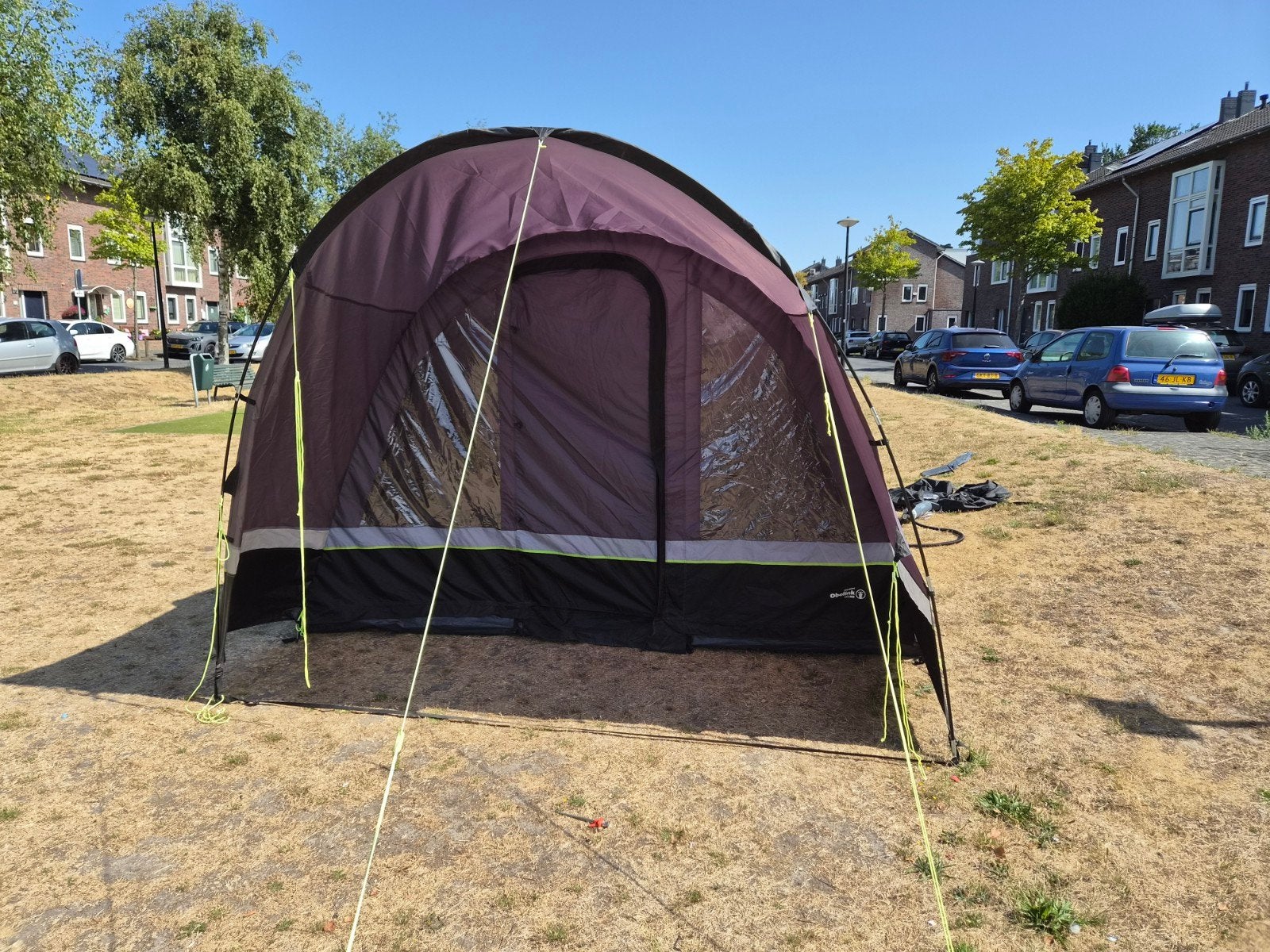 Columbia Obelink Easy Air 5 tent - Opblaasbare tunneltent, Ophalen