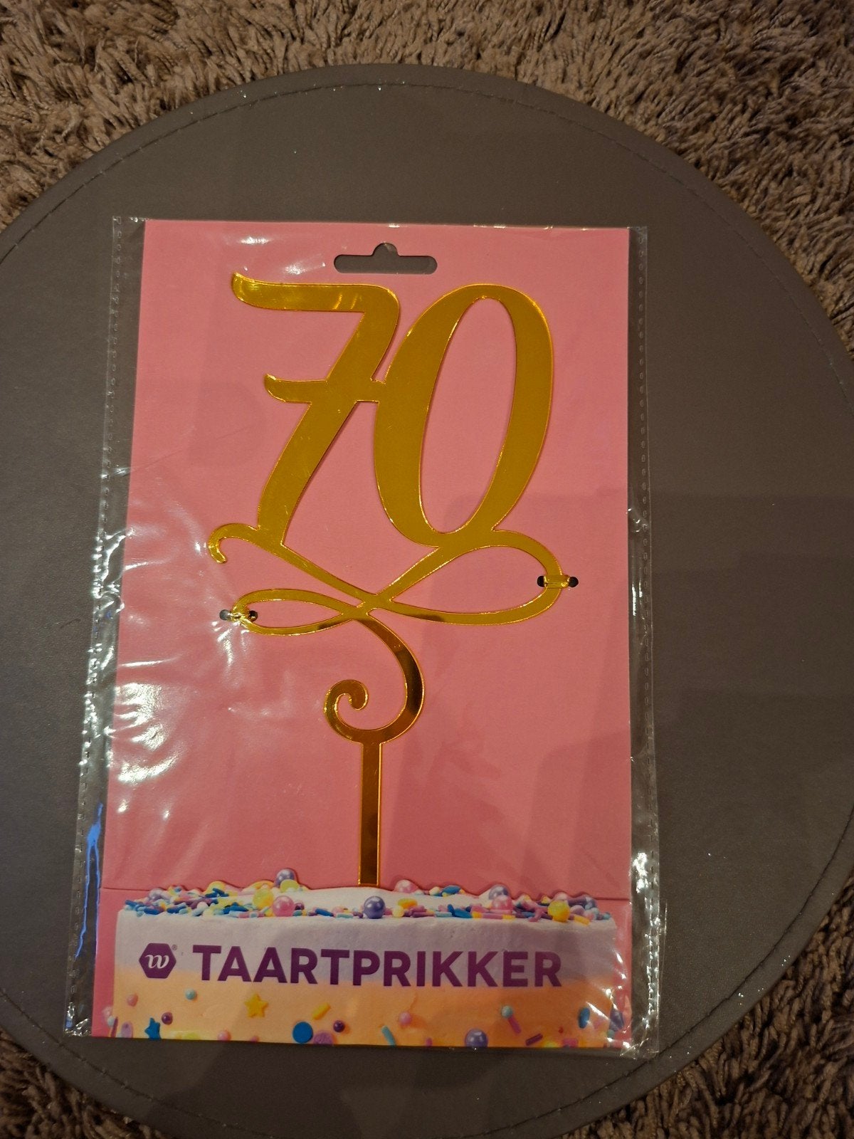 taartprikker 70, Ophalen of Verzenden, Taarten of Cupcakes, Versiering