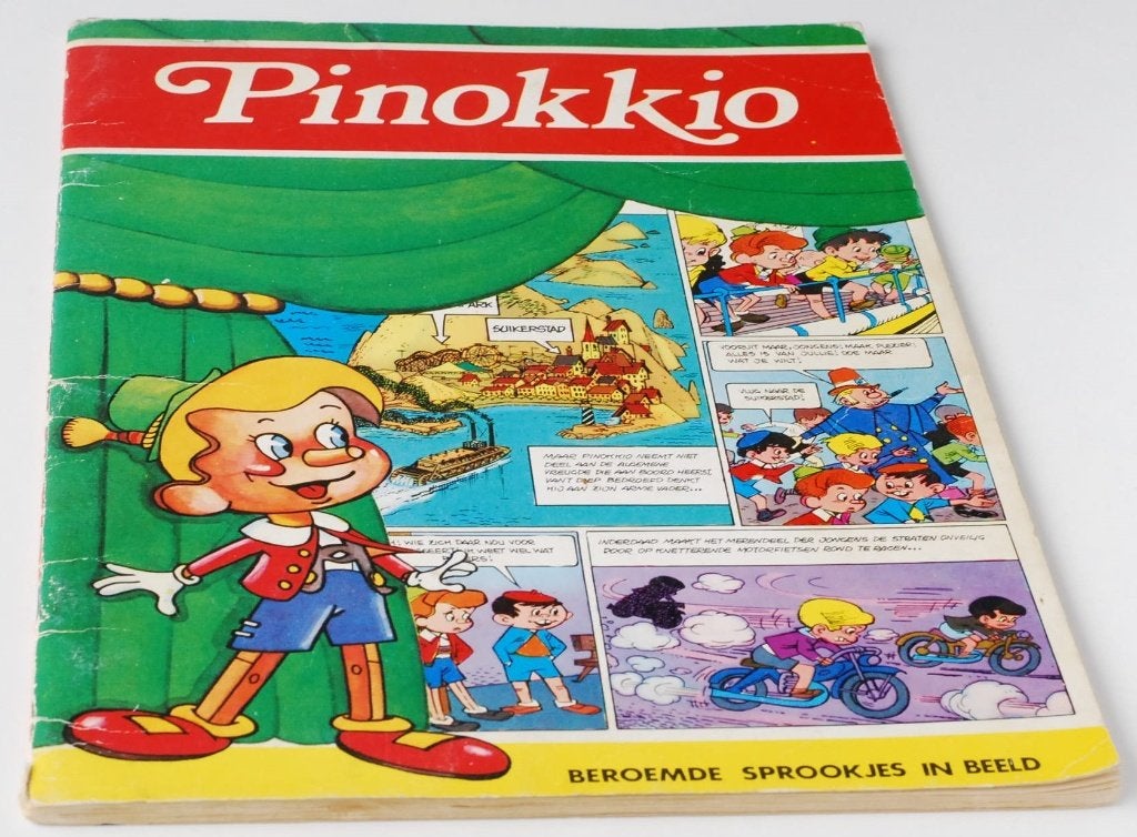 Pinokkio - Beroemde Sprookjes in Beeld - Stripboek 1978, Eén stripboek, Verzenden, Gelezen