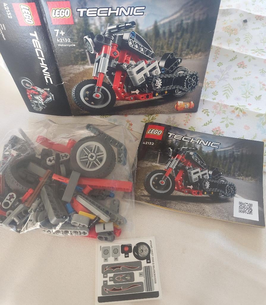 Lego 42132 Motorfiets, Ophalen, Compleet, Overige thema's, Lego