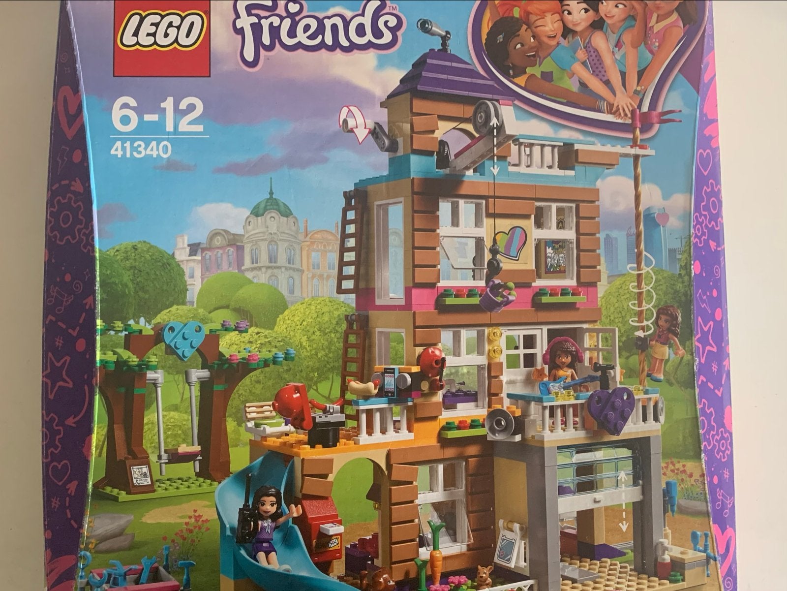 LEGO Friends 41340 Vriendschapshuis - Compleet met doos, Lego, Friends, Ophalen of Verzenden, Zo goed als nieuw