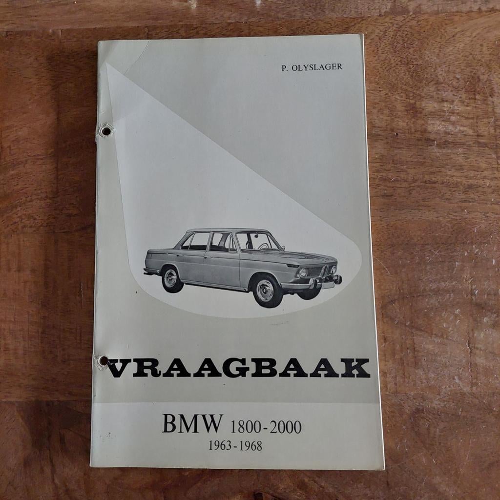 Vraagbaak BMW 1800-2000 (1963-1968) - P. Olyslager, Ophalen of Verzenden