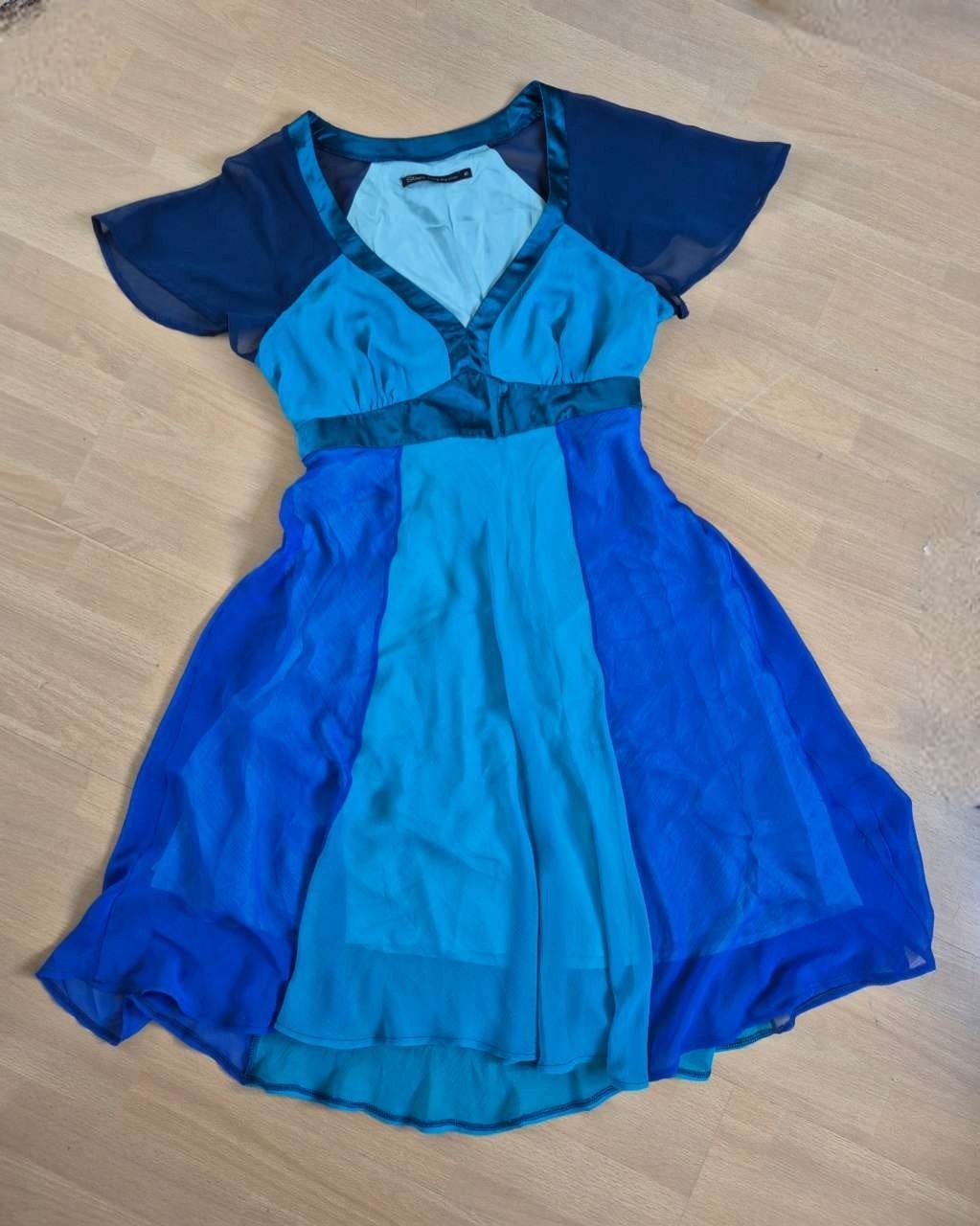 Prachtige Steps jurk maat 40, Maat 38/40 (M), Blauw, Ophalen of Verzenden, Zo goed als nieuw