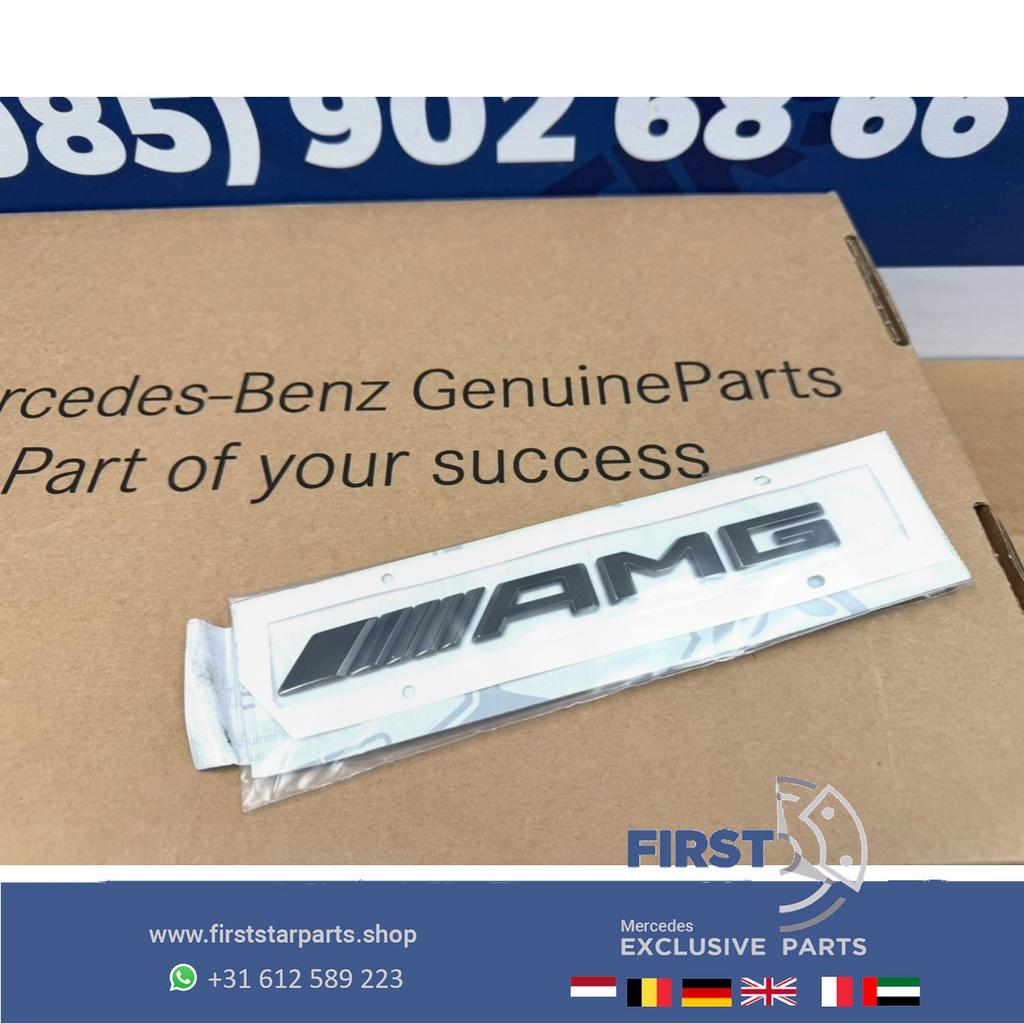 AMG LOGO KOFFERBAK EMBLEEM ACHTERKLEP BADGE Mercedes A C CLA, Gebruikt, -, Ophalen of Verzenden, Achter