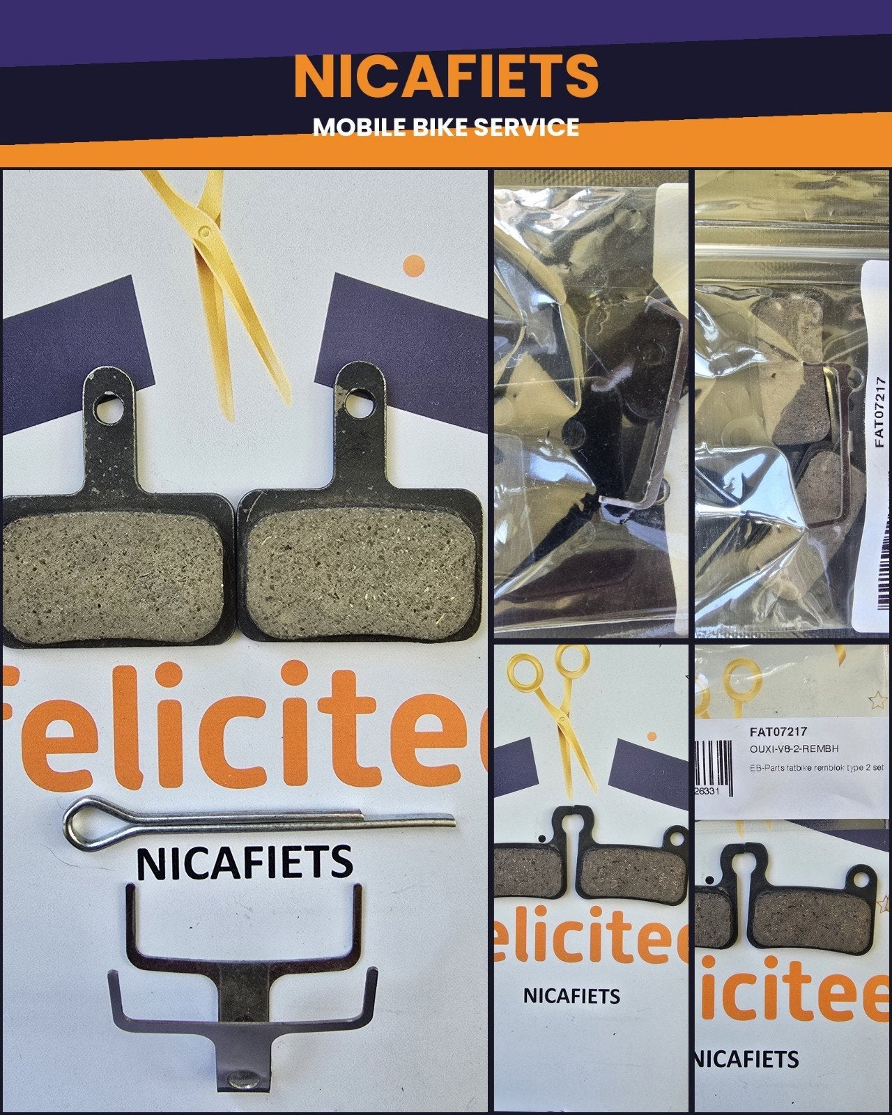 Remblokken op = stuk? Wacht niet tot het te laat is!, Ophalen, 6522GL, NICAFIETS, Infovangomez@gmail.com