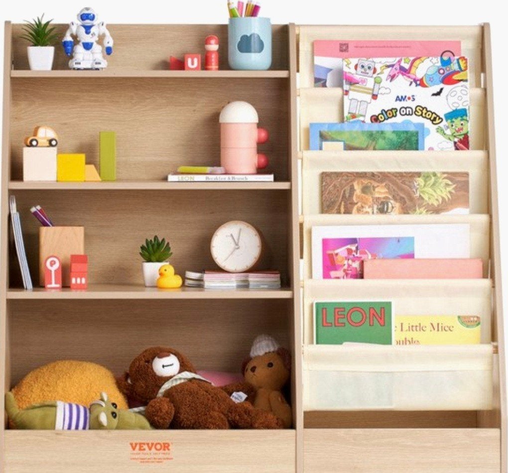 Stijlvolle montessori kinderboekenkast - nieuw in doos, Ophalen, Nieuw, 50 tot 100 cm, Minder dan 100 cm