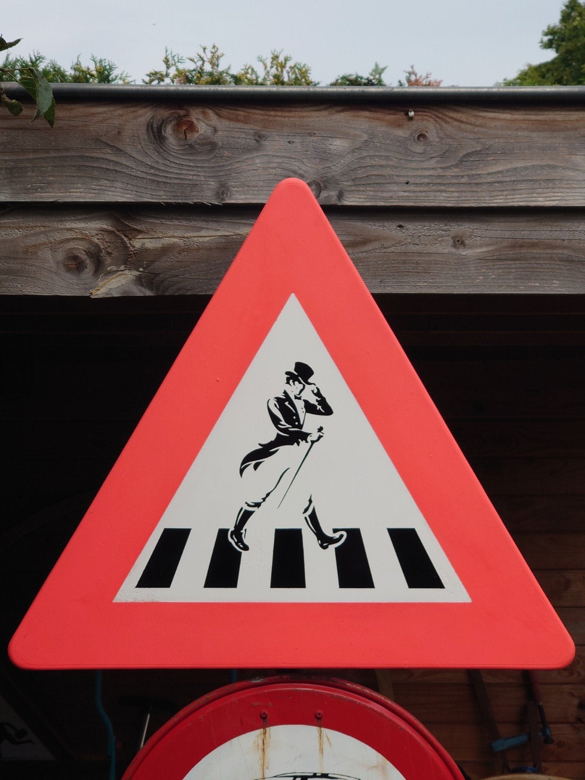 Johnnie Walker zebrapad verkeersbord, Ophalen of Verzenden, Gebruikt