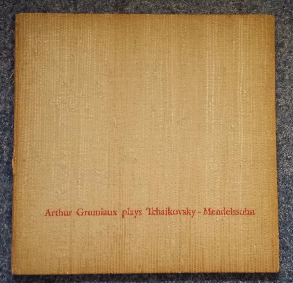 Arthur Grumiaux limited edition rijstpapier, Gebruikt, Ophalen of Verzenden, Romantiek, 12 inch