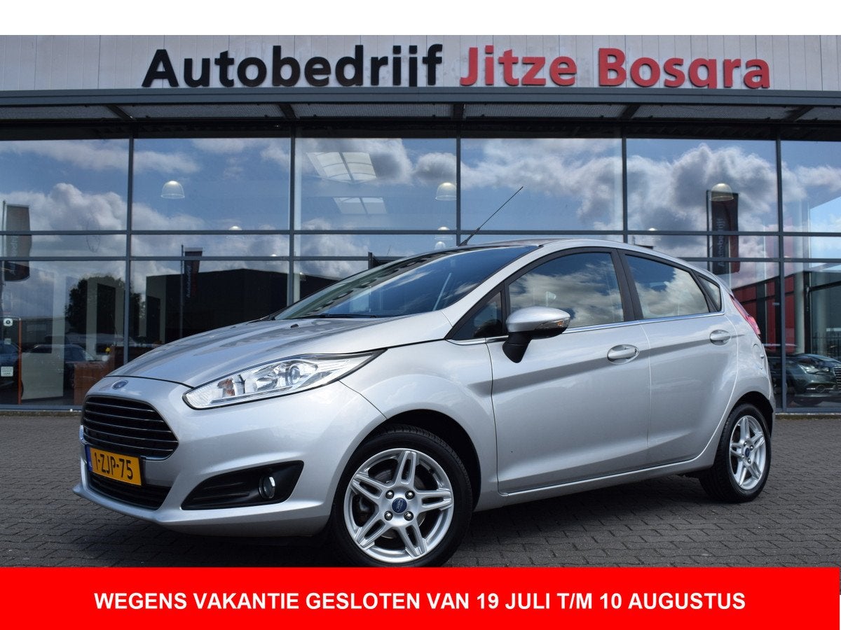 Ford Fiesta 1.0 EcoBoost Titanium Full Map Navi | ECC | Tele, Auto's, Voorwielaandrijving, Euro 5, Met garantie (alle), 23 km/l