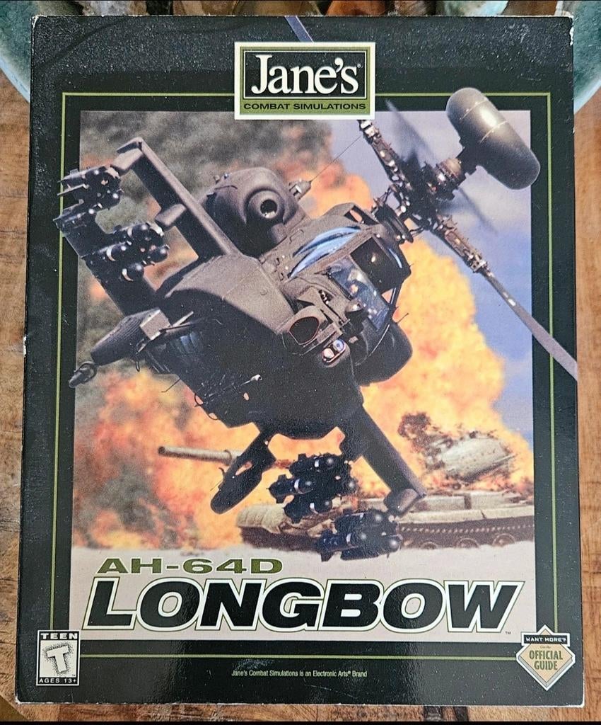 Jane's AH-64D Longbow - PC Combat Simulatie Game, Gebruikt, 1 speler, Ophalen of Verzenden, Vanaf 12 jaar