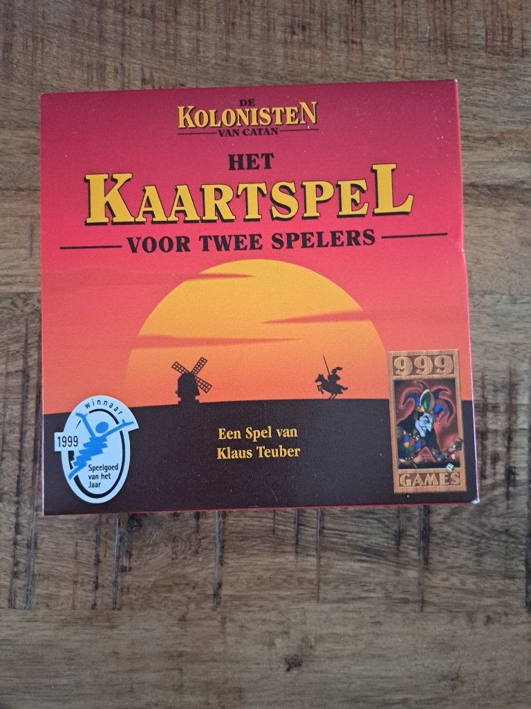 kolonisten van Catan het kaartspel (999 games), Een of twee spelers, Ophalen of Verzenden, Gebruikt, 999 Games