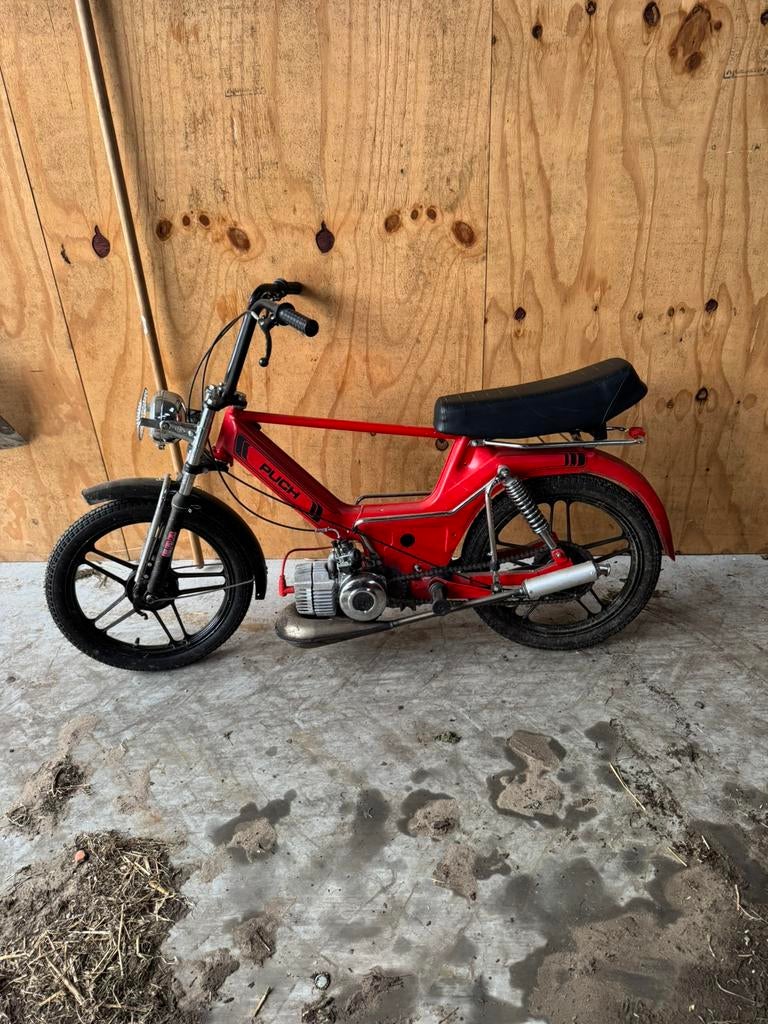 Puch maxi s met kickstart, Fietsen en Brommers, Brommers | Puch, Ophalen, Maximaal 45 km/u, 70 cc, Zo goed als nieuw