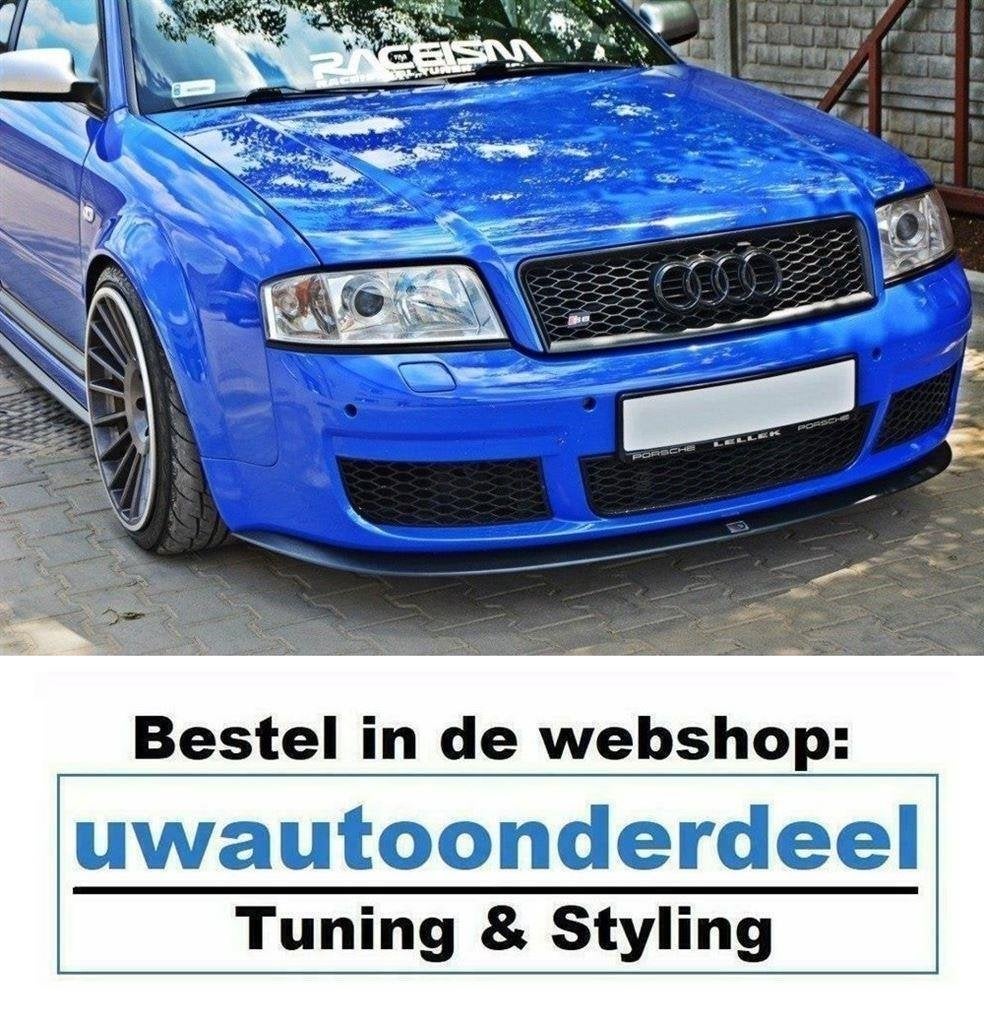 Maxton Design Spoiler Voorspoiler Lip Splitter Voor Audi RS6, Verzenden