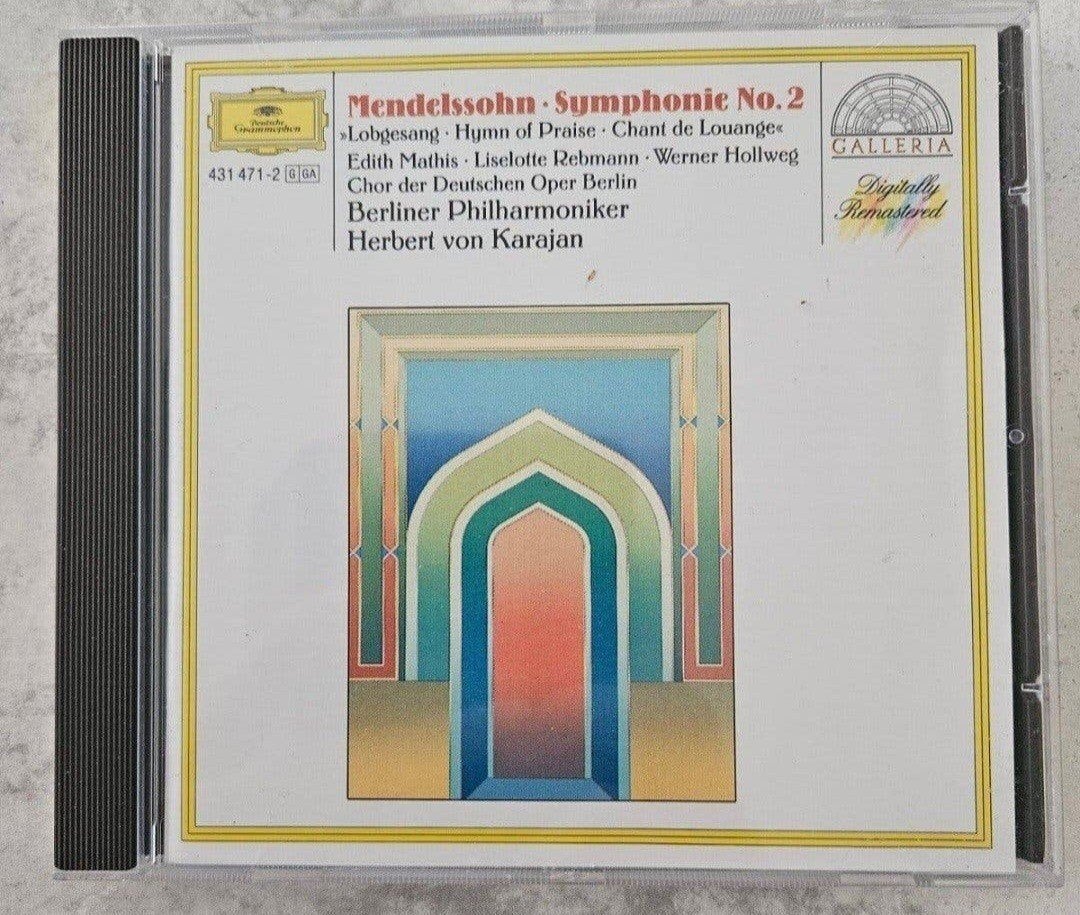 Mendelssohn - Symphonie No. 2 (Karajan / Berliner Philharmon, Ophalen of Verzenden, Romantiek, Gebruikt, Orkest of Ballet