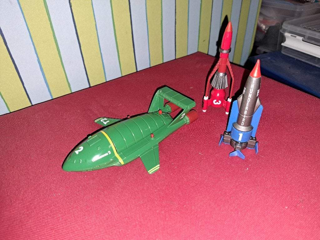 Matchbox Thunderbirds voertuigen, Ophalen of Verzenden, Gebruikt