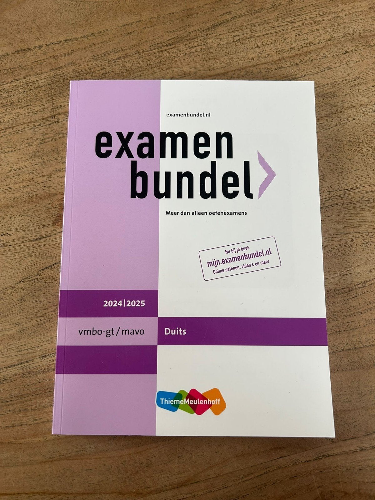 Examenbundel Duits vmbo-gt/mavo 2024/2025, Ophalen, Zo goed als nieuw, MBO, ThiemeMeulenhoff