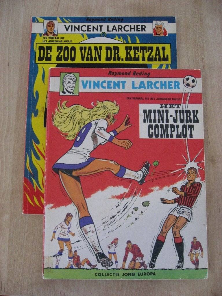 Vincent Larcher. 2 Delen., Meerdere stripboeken, Ophalen of Verzenden, Gelezen
