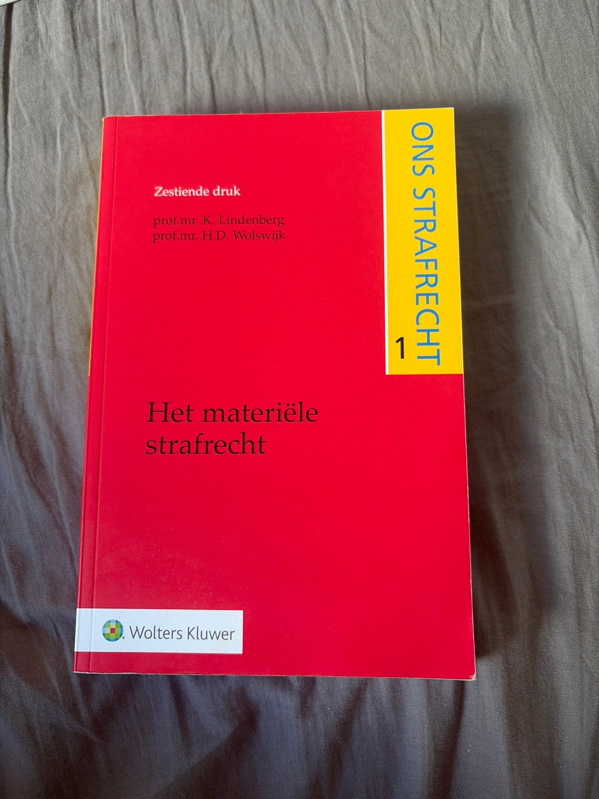 Het materiële strafrecht - Zestiende druk, Verzenden, Gamma, Zo goed als nieuw, WO