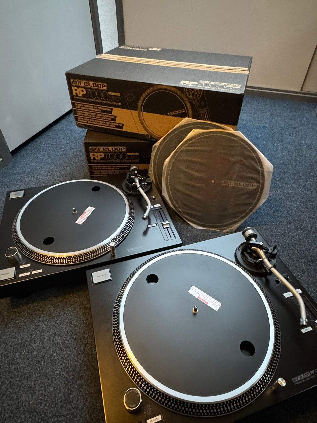 Setje Reloop RP7000mk2 platenspelers, Pitch-regelaar, Zo goed als nieuw, Platenspeler, Ophalen