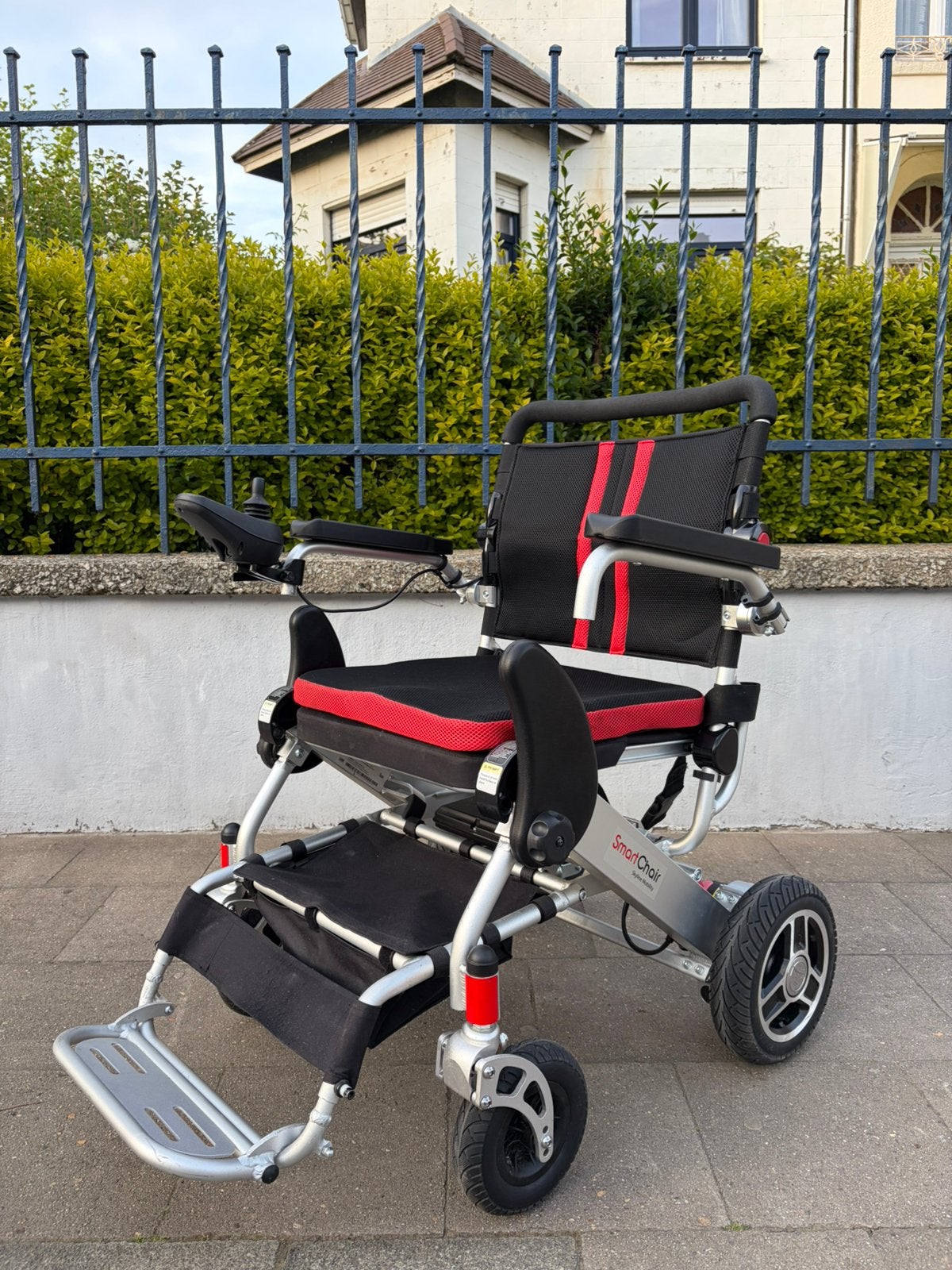 Opvouwbare elektrische rolstoel Smart Chair XL in nieuwstaat, Ophalen of Verzenden, Inklapbaar, Zo goed als nieuw, Elektrische rolstoel