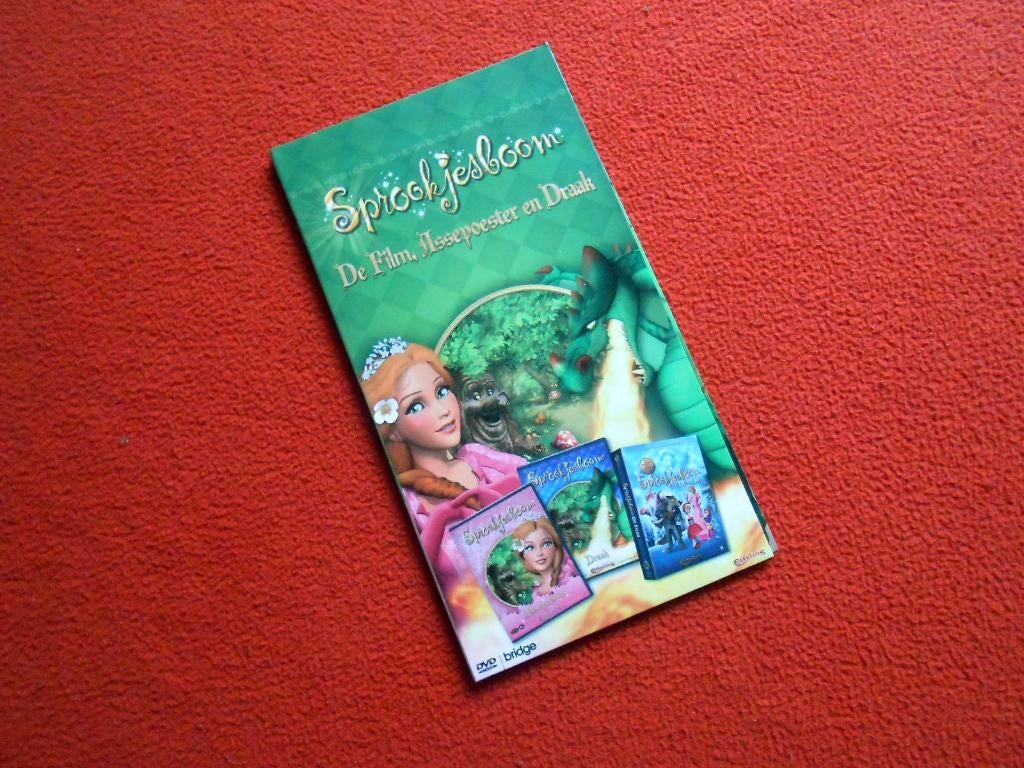 Efteling: De Sprookjesboom. De film, Assepoester en Draak, Cd's en Dvd's, Dvd's | Kinderen en Jeugd, Zo goed als nieuw, Film, Alle leeftijden