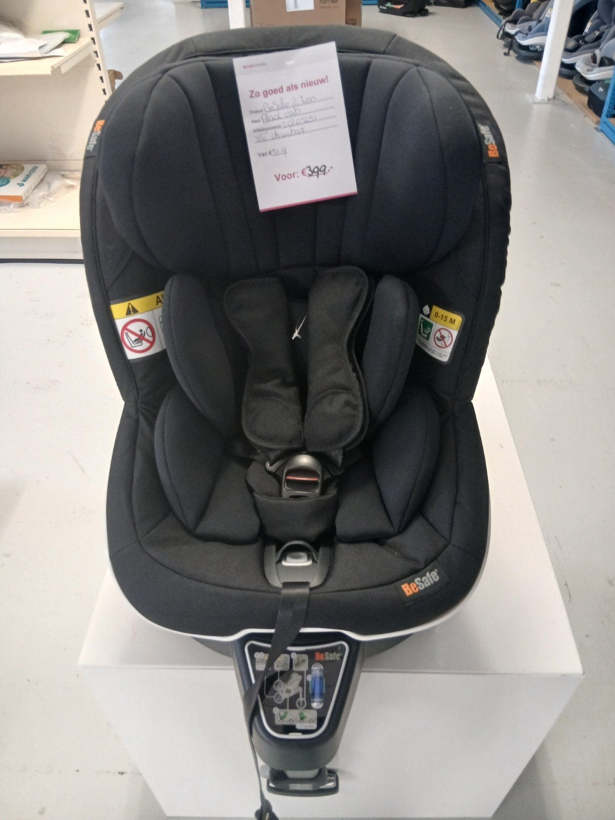 Besafe izi Turn, Verstelbare rugleuning, 9 t/m 18 kg, Zo goed als nieuw, Isofix