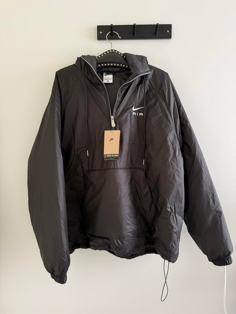 Nike Air Anorak Jas Zwart - Maat L, Ophalen of Verzenden, Nieuw, Maat 52/54 (L), Zwart