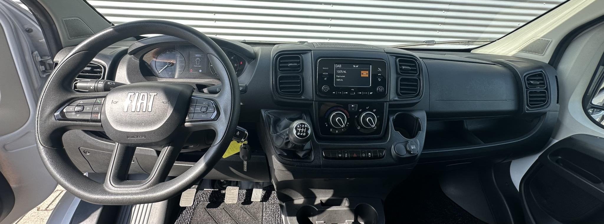 Fiat Ducato 2.2 MultiJet L4H2 NIEUW MODEl! Airco|Cruise|Came, Voorwielaandrijving, Stof, Gebruikt, Euro 6
