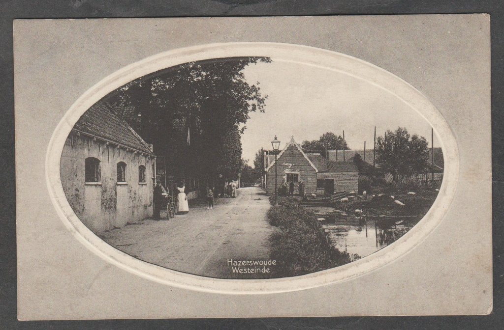 hazerswoude westeinde, Verzenden, Voor 1920, Gelopen, Zuid-Holland