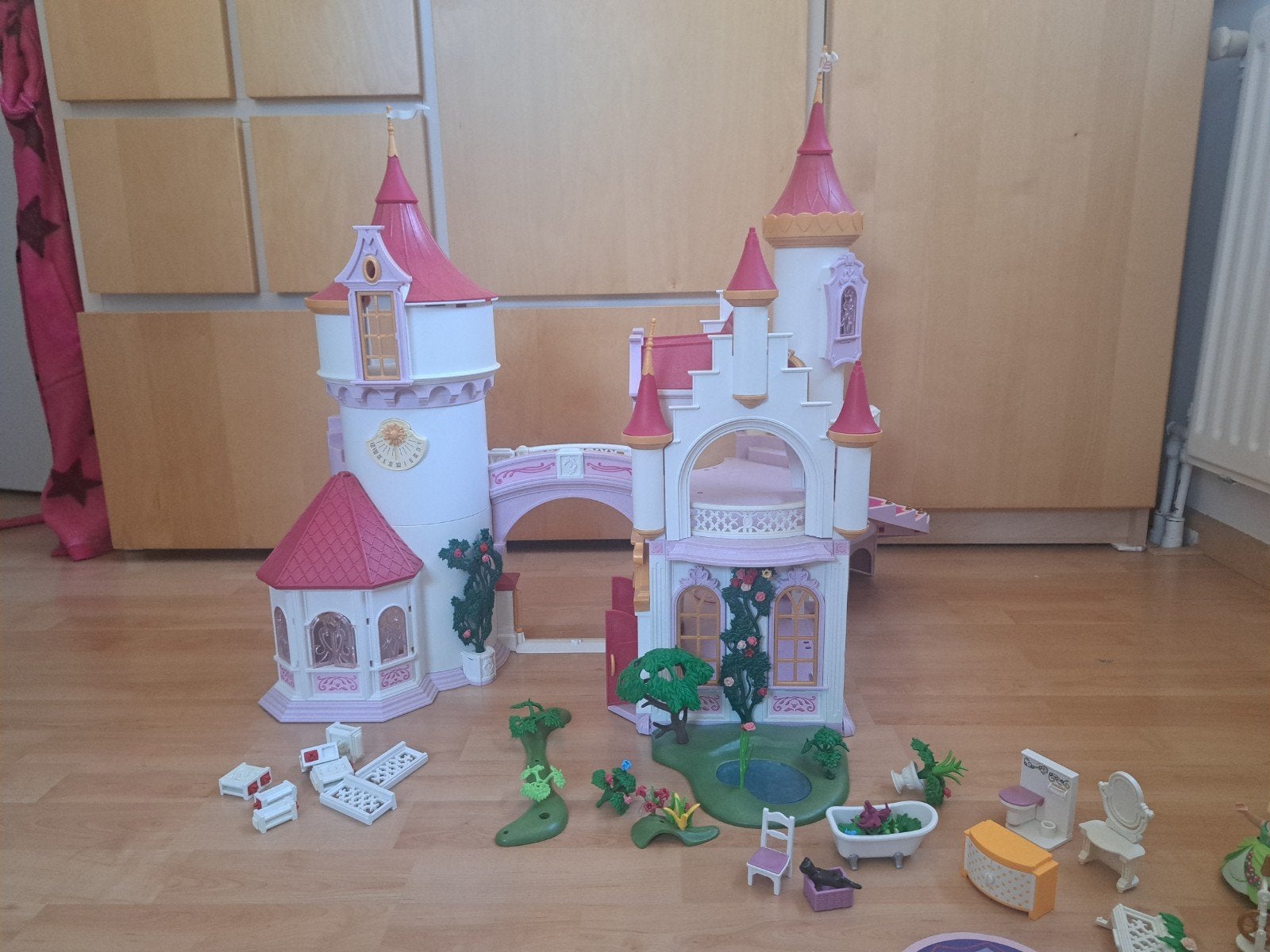 Playmobil Prinsessenkasteel met accessoires, Kinderen en Baby's, Speelgoed | Poppenhuizen, Ophalen, Zo goed als nieuw, Poppenhuis