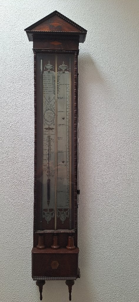 Antieke Hollandse Kwikbarometer Reballio (ca. 1780), Antiek en Kunst, Ophalen