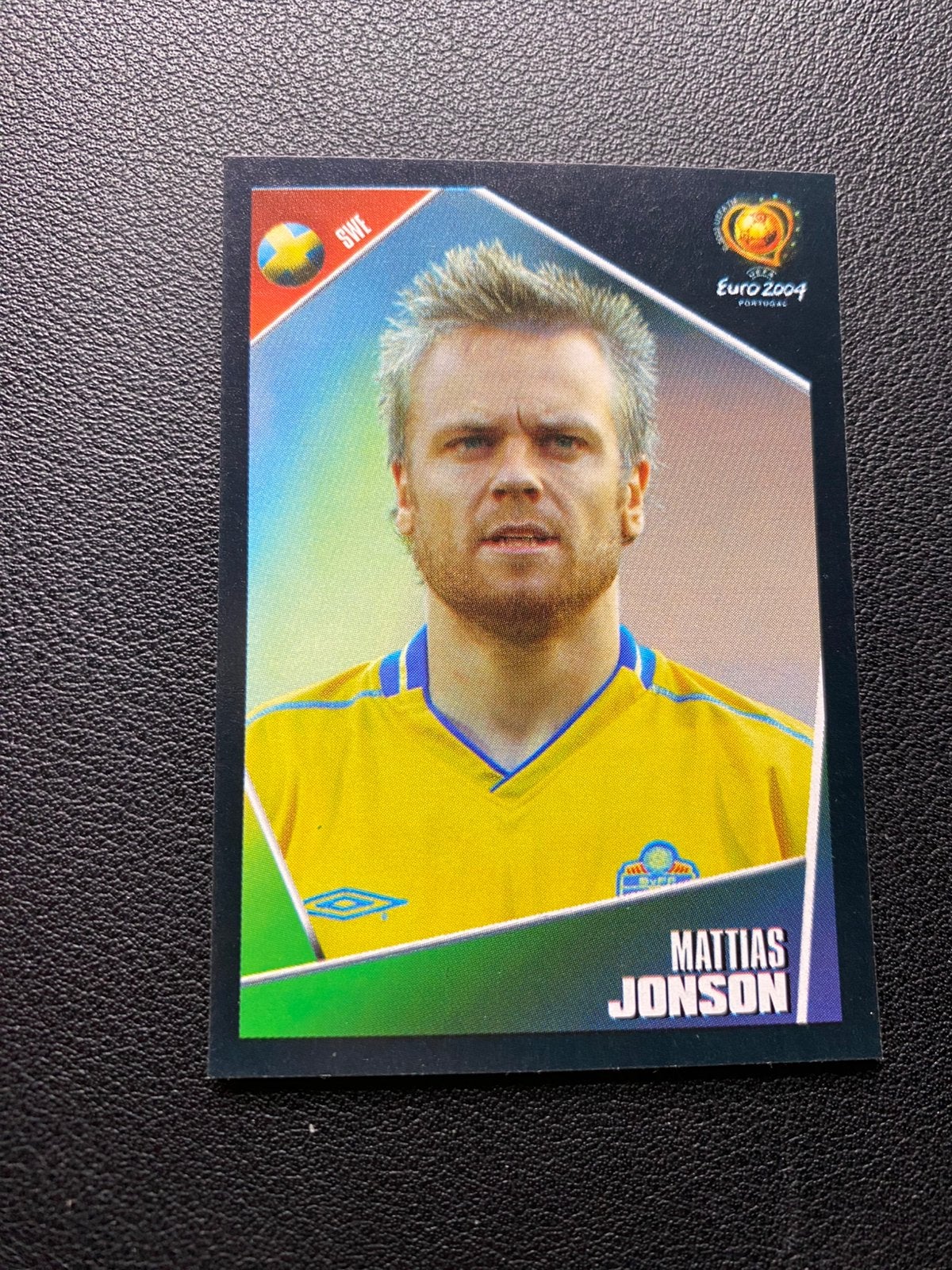 Mattias Jonson - Zweden - Panini Euro 2004, Ophalen of Verzenden, Zo goed als nieuw, Buitenlandse clubs, Poster, Plaatje of Sticker