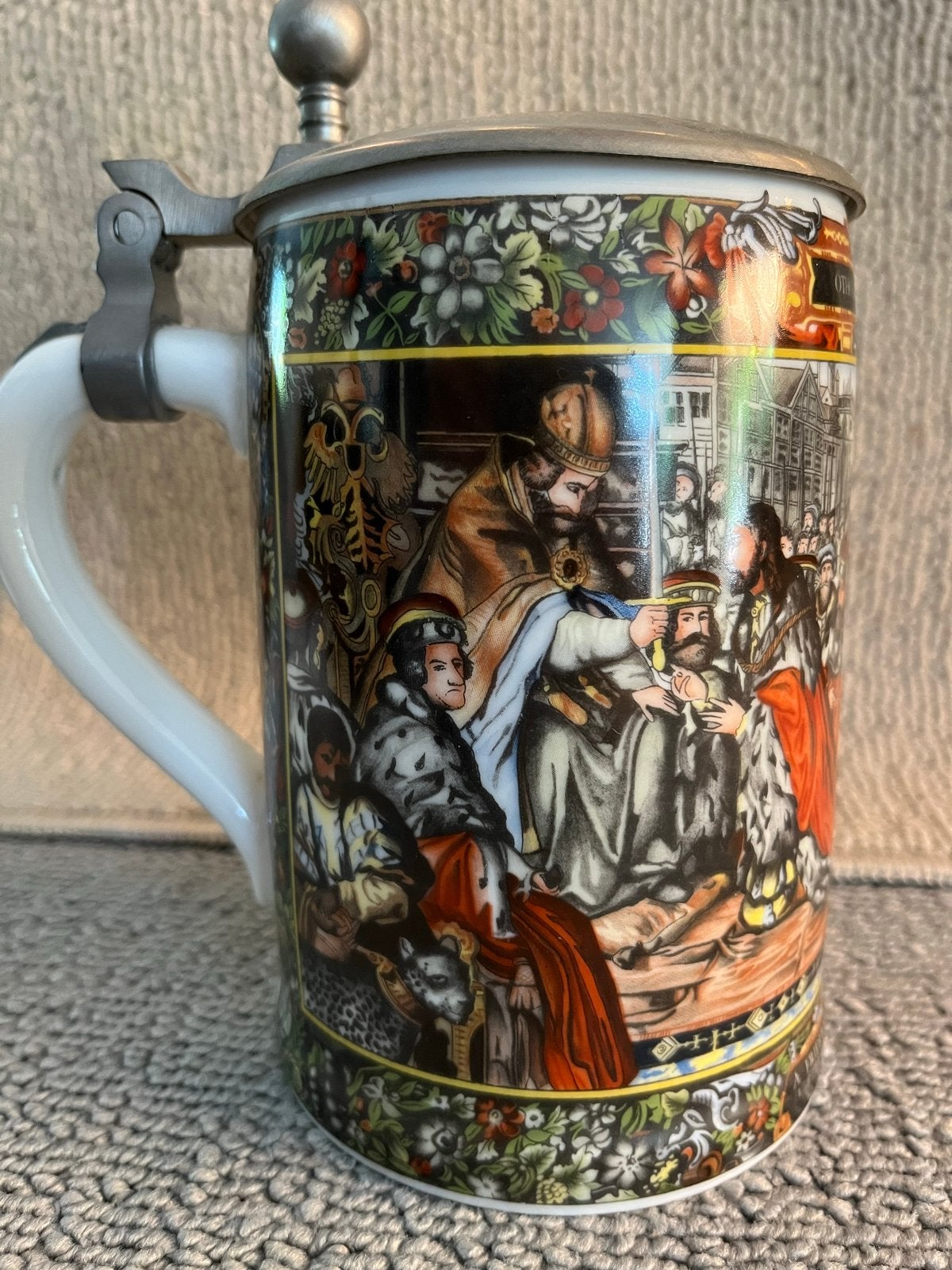 Bierpul 800 Jaar Wittelsbacher in Bayern met deksel, Ophalen of Verzenden