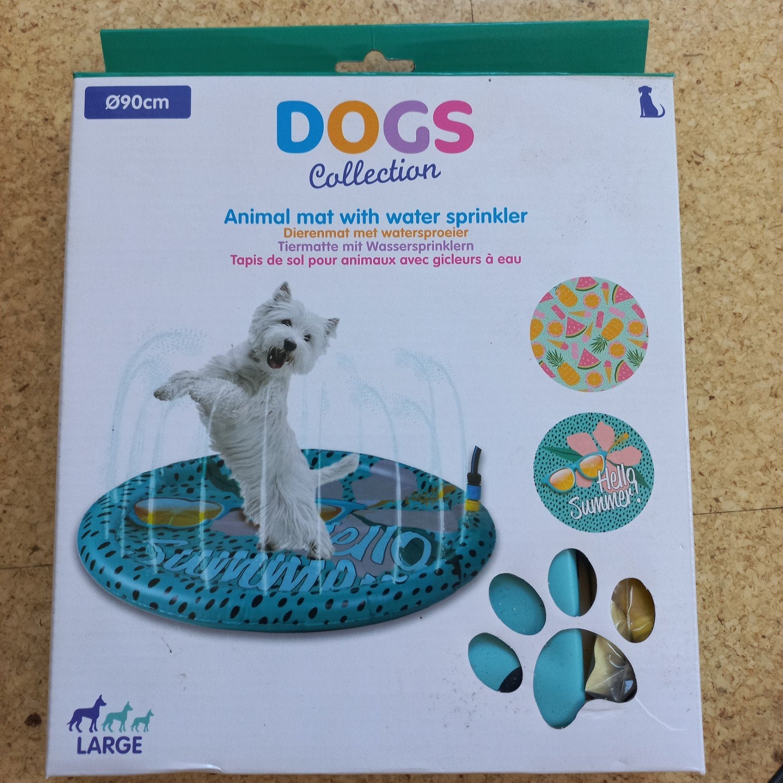 Honden watermat met fontein, Ophalen of Verzenden, Nieuw, Overig speelgoed, Overige merken