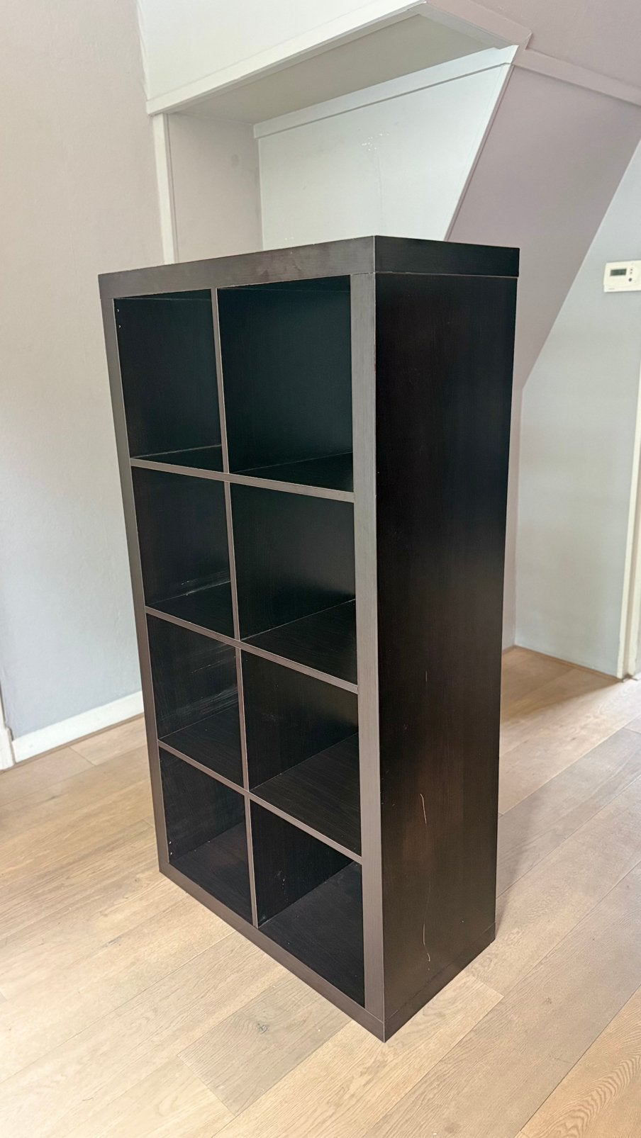 Kast ikea kallax zwart, Gebruikt, Minder dan 100 cm, 25 tot 50 cm, 50 tot 100 cm
