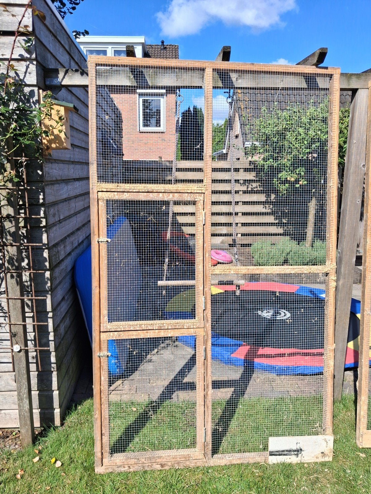 te koop houten volière panelen, Ophalen, Aluminium, Volière