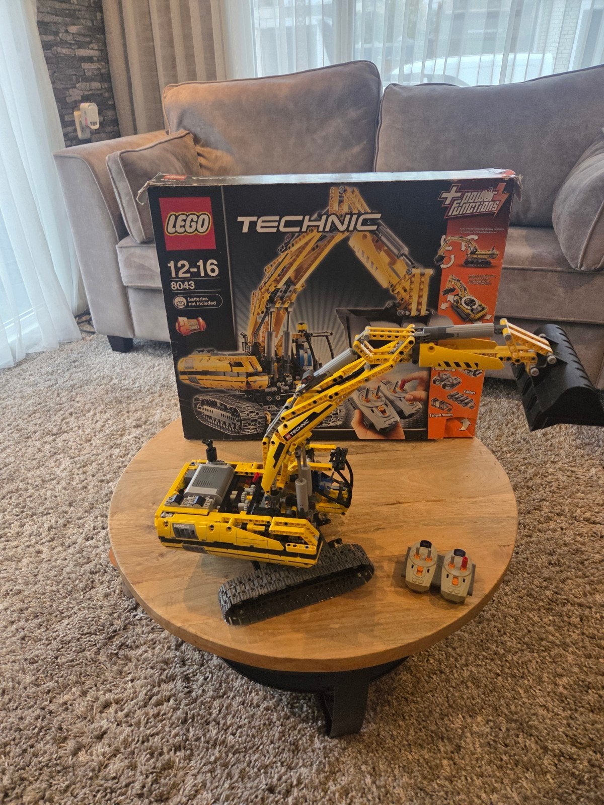 Lego Technic  Gemotoriseerde Graafmachine, Ophalen of Verzenden, Gebruikt, Lego