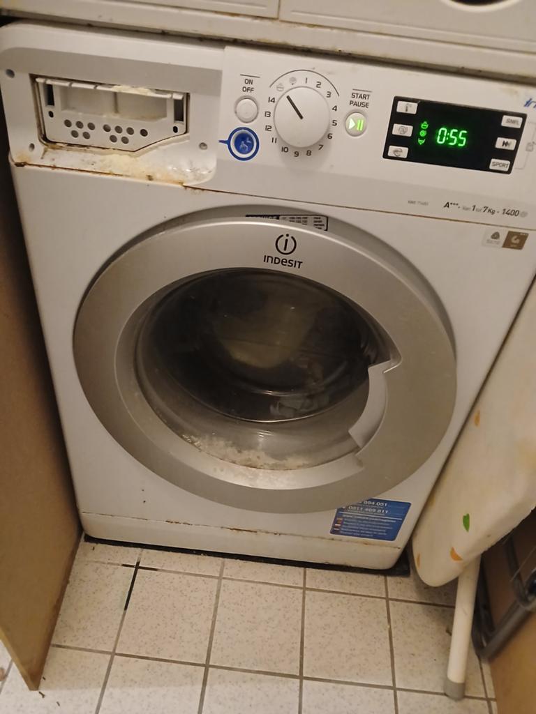 Indesit Innex Wasmachine A+++ 7kg 1400 toeren, Witgoed en Apparatuur, Wasmachines, Gebruikt, Energieklasse A of zuiniger, Ophalen of Verzenden