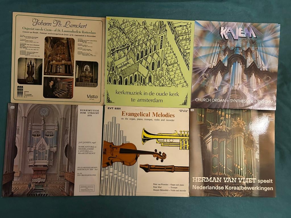 10 LP's Kerkorgel (ook per stuk te koop), Ophalen of Verzenden, Gebruikt, 12 inch, Religie en Gospel
