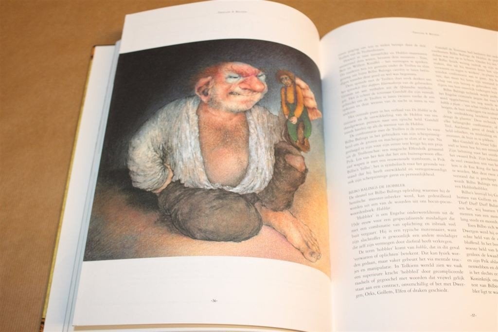 De Wereld van de Hobbits – Rijk geïllustreerd over Tolkien, Ophalen of Verzenden, Zo goed als nieuw