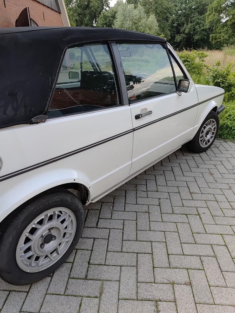 Volkswagen Golf 1.6 Cabriolet 53KW K6 1987 Wit, Auto's, Voorwielaandrijving, Stof, 4 cilinders, Wit