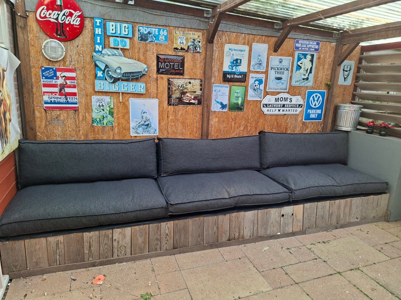 Drie sets palletkussens., Ophalen, Zo goed als nieuw, 6 zitplaatsen