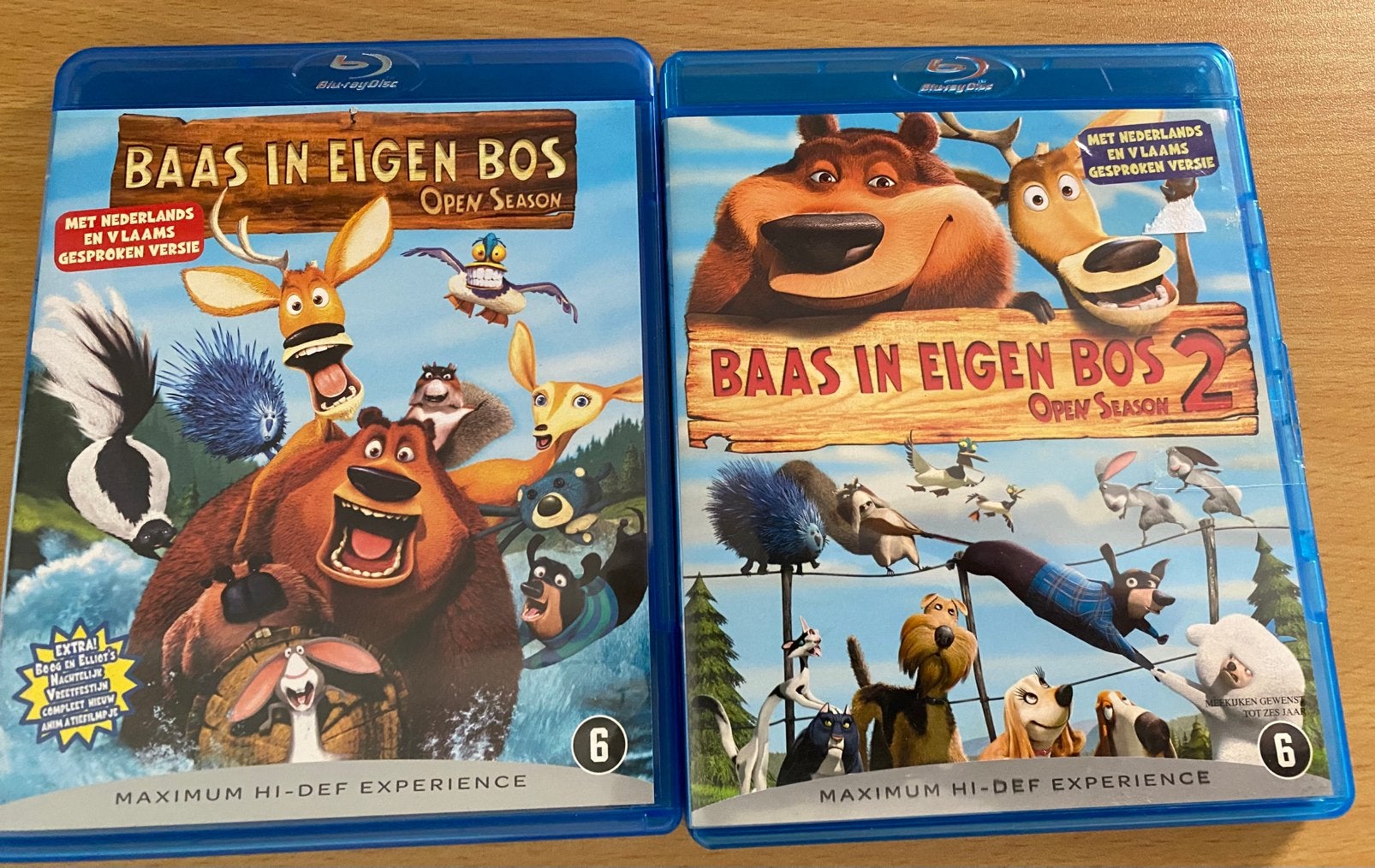 Baas In Eigen Bos (Open Season) (Deel 1 en 2), Cd's en Dvd's, Blu-ray, Overige typen, Nederlands, Ophalen of Verzenden, Blu-ray