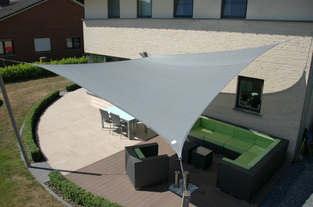 Schaduwdoek Nesling 300x400 Antraciet, Ophalen of Verzenden, Nieuw