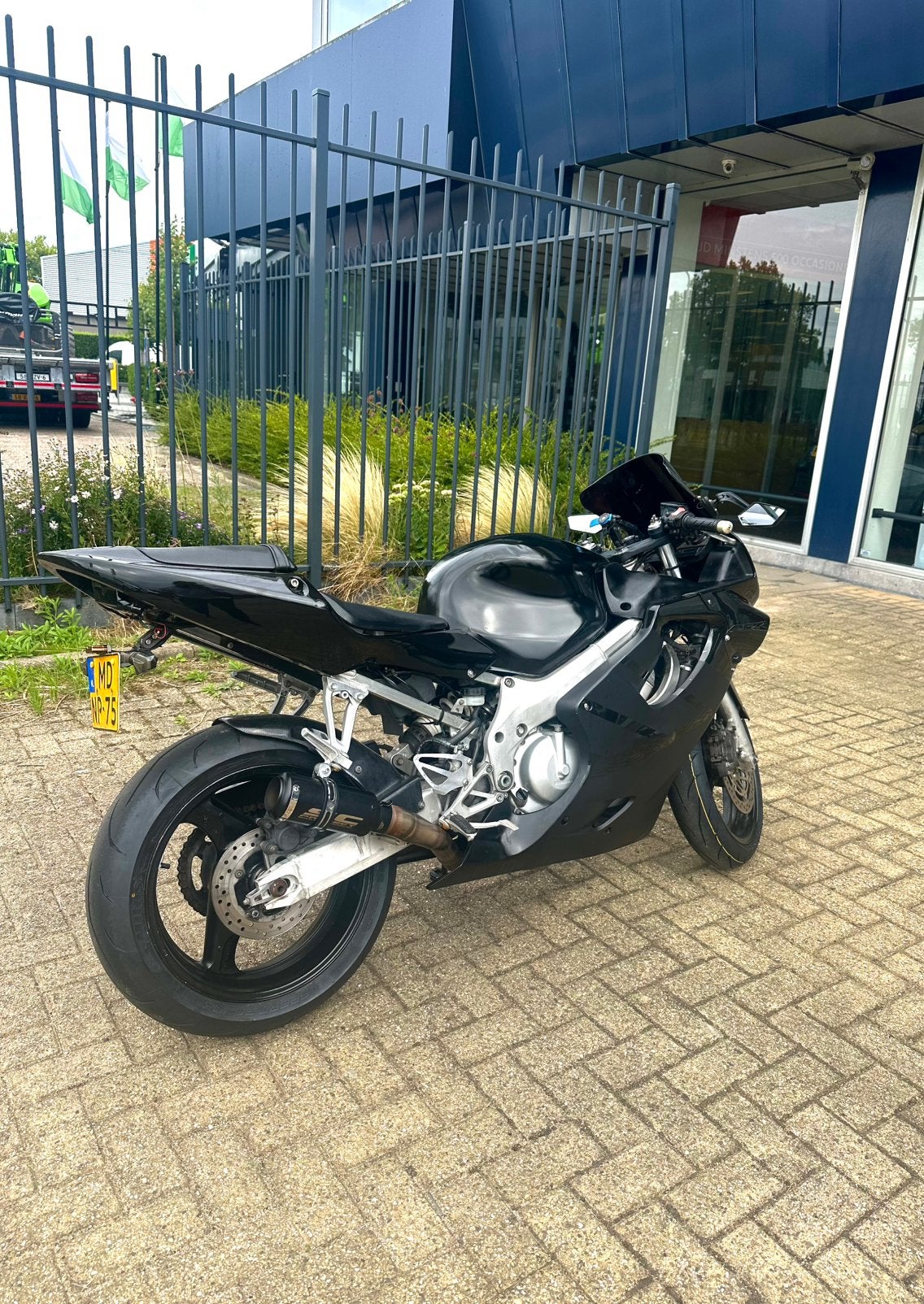 Honda CBR600 SC Project Uitlaat Full Black, Sportuitlaat, 4 cilinders, Super Sport, Particulier