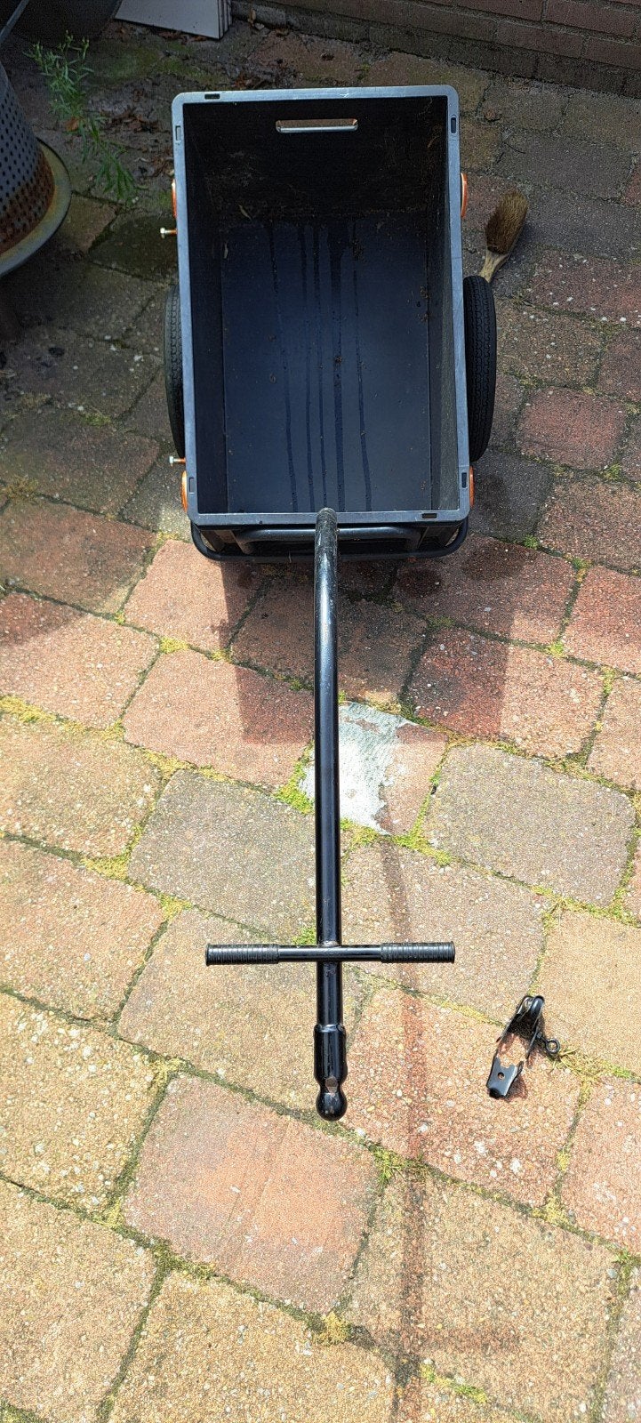 Stevige tuinkar met trekstang - Ideaal voor tuinwerk, Ophalen, Gebruikt