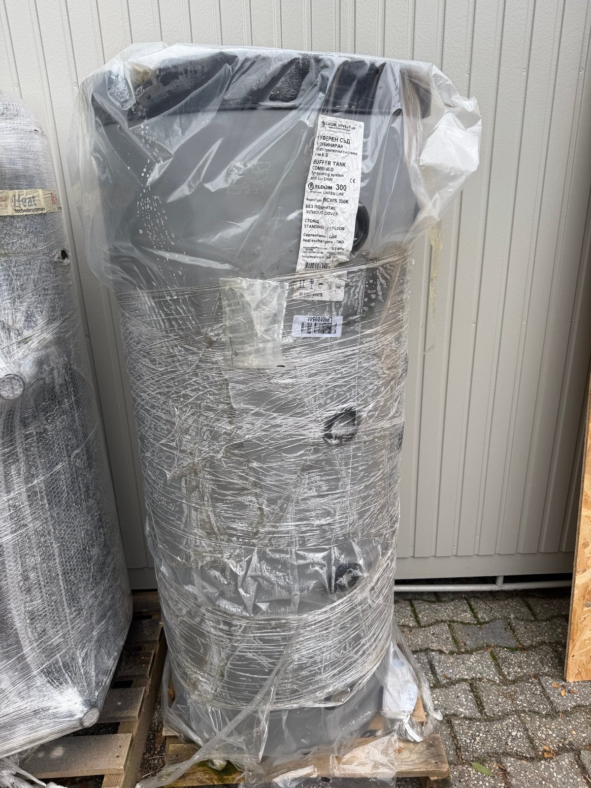 Eldom 300L Combi Buffertank met 2 Warmtewisselaars, Ophalen of Verzenden, Nieuw, Overige typen